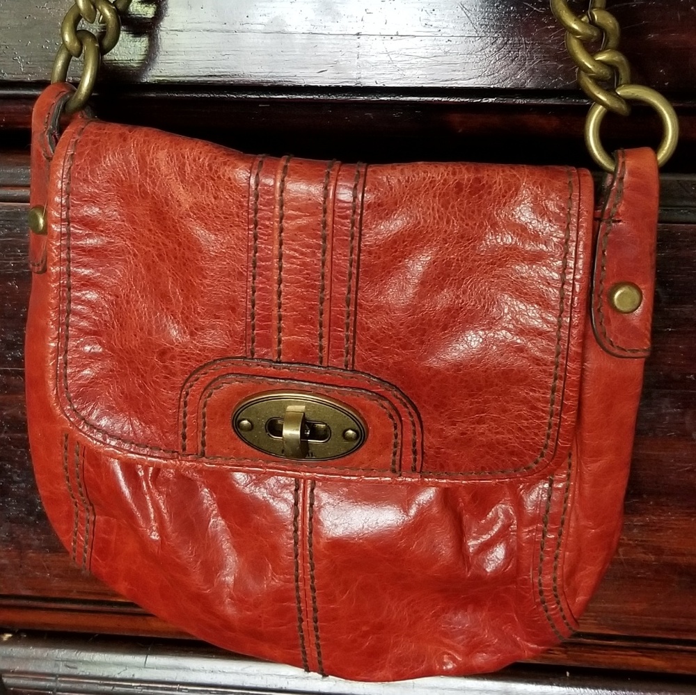 Maddox long live vintage Fossil shoulder bag - Small Nice Leather